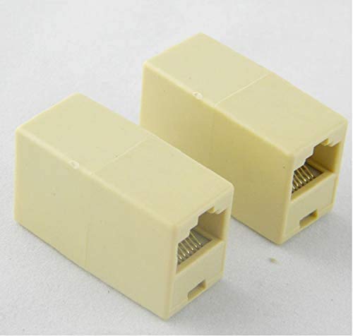 Amazon | LANケーブル用中継コネクタ2個セット RJ-45メス-メス
